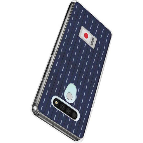 Japan Soccer Flag LG Stylo 6 Clear Case